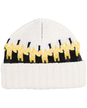 Ermanno Scervino Rib Knitted Hat - White