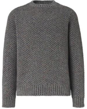Gabriela Hearst Herringbone Cashmere Jumper - Grey