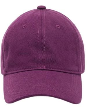 Acne Studios Twill Logo Baseball Cap - Purple