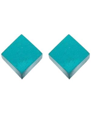 Monies Geometric Earrings - Blue