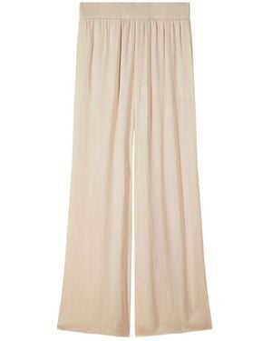 Patrizia Pepe Elastic-Waist Trousers - Natural