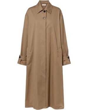 The Row Lolana Single-Breasted Coat - Natural