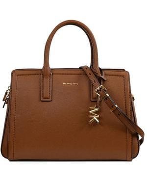 Michael Kors Zipper Shoulder Bag - Brown