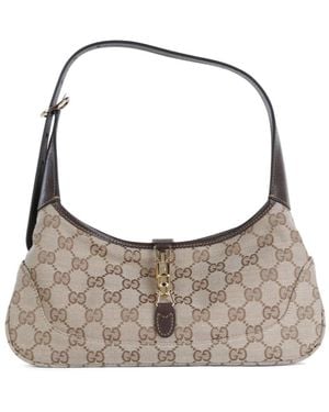 Gucci Jackie Slim Small Shoulder Bag - Gray
