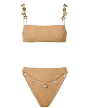 Oséree Lumiere Embellished Bikini - White