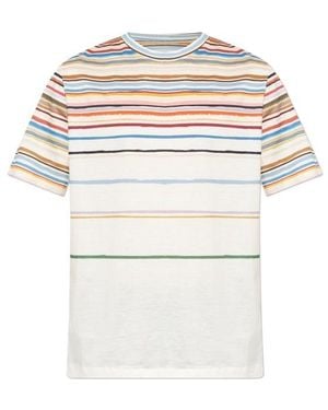 Paul Smith Cairo Stripe T-Shirt - White