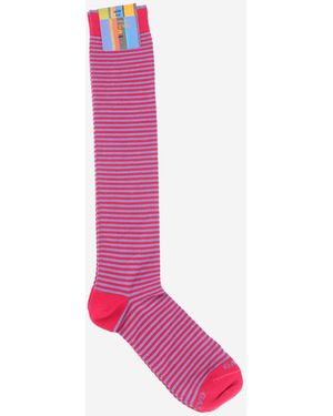 Gallo Printed Socks - Pink