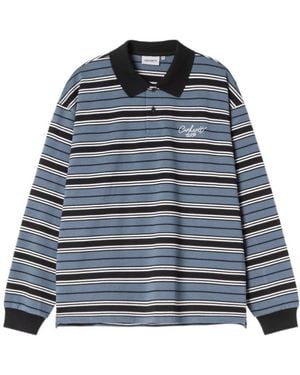 Carhartt L/ Devitt Rugby Shirt - Blue