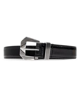 IRO Patent-Leather Belt - White