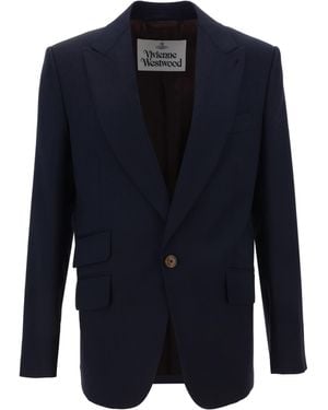 Vivienne Westwood Single-Breasted Jacket - Blue