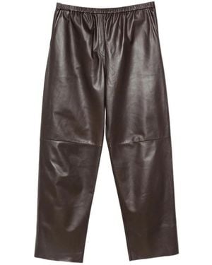 Antonelli Casual Pants With An Elastic Waistband - Gray