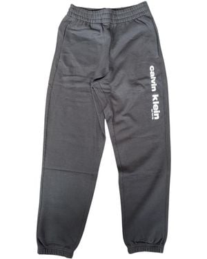 Calvin Klein Logo Jogger Pants - Gray