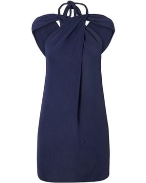 Lanvin Draped Halterneck Top - Blue