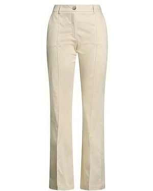 MAX&Co. High-Waisted Straight-Leg Pants - Natural
