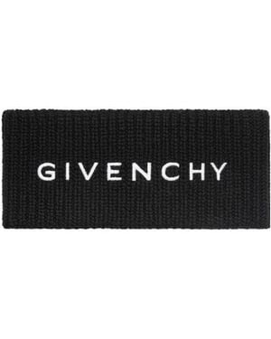 Givenchy Embroidered-Logo Head Band - Black