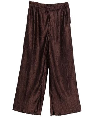By Malene Birger Pleated Casual Trousers - Brown
