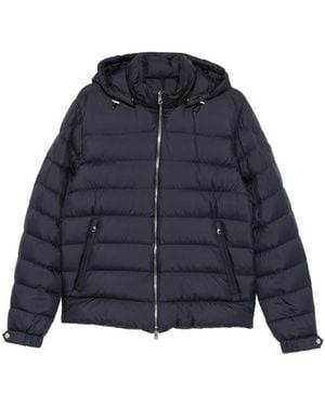 Moncler Long-Sleeved Down Jacket - Blue