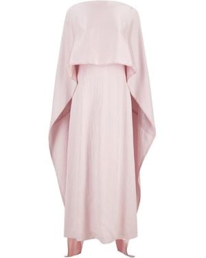 Gabriela Hearst Hunter Silk-Crepon Maxi Dress - Pink