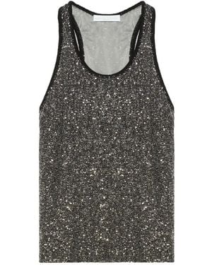Fabiana Filippi Sleeveless Tops - Grey