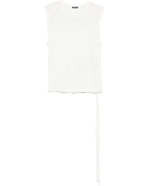 Ann Demeulemeester Biba Sleeveless Top - Black