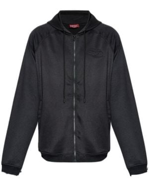 DIESEL Zip-Up Hoodie - Blue