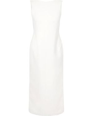 Maticevski Fervor Woven Midi Dress - White