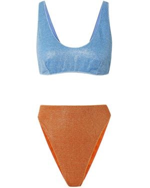 Oséree Metallic Bikini - Blue