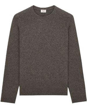Saint Laurent Long-Sleeved Jumper - Grey