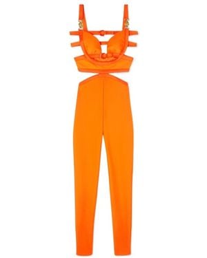Versace La Vacanza Capsule Medusa 95 Jumpsuit - Orange