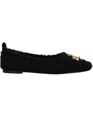 Tory Burch Plain Colour Ballet Flats - Black