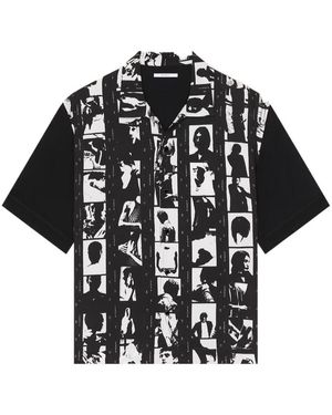Givenchy Shirt With Photographic Negative Print - Black