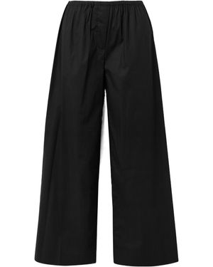 STAUD Bonfire Wide-Leg Casual Pants - Black