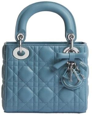 Dior Mini Lady Shoulder Bag - Blue