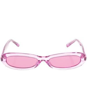 The Attico Full Frame Sunglasses - Pink
