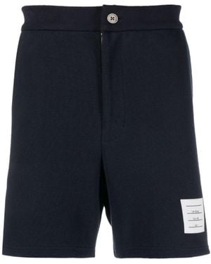 Thom Browne Cotton Chino Shorts - Blue