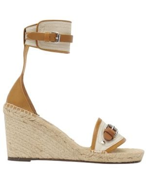 Isabel Marant Oliha Espadrilles - Metallic