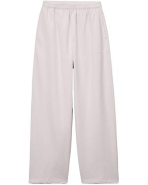 Alexander Wang Logo Print Mid-Rise Oversized Sweatpant - White