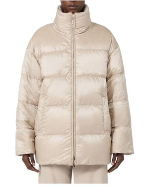 Max Mara The Cube Blouson Hooded Jacket - Natural