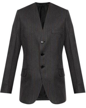 Jil Sander Long-Sleeved Suit Jacket - Black