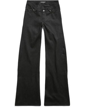 Balenciaga Flared-Leg Jeans - Black