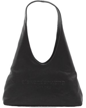 Alexander Wang Logo Embossed Pike Bag - Black