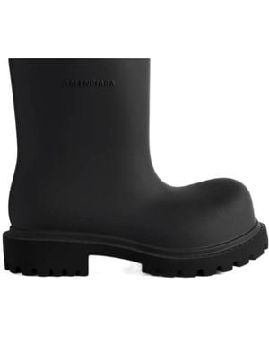Balenciaga Steroid Ankle Boots - Black