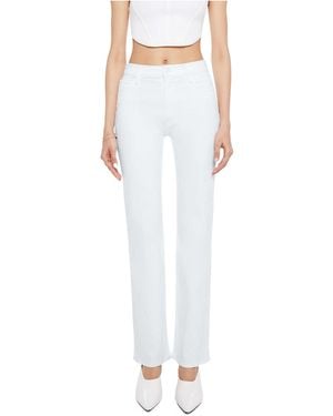 Mother Belt Loops Jeans - White