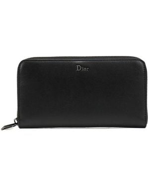 Dior Logo Wallet - Black