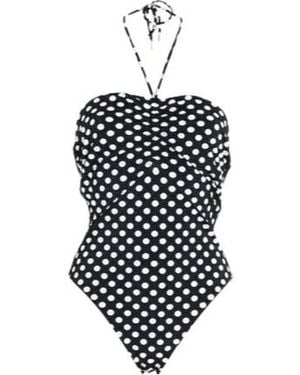 Saint Laurent Polka Dot Bodysuit - White