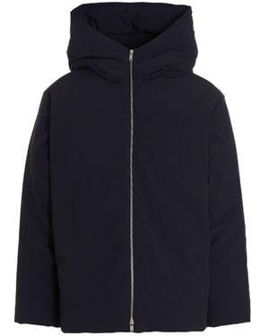 Jil Sander Hooded Down Jacket - Blue