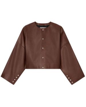 Celine Cardigan Jacket - Brown