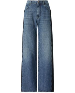 Pinko Wide-Leg Jeans - Blue