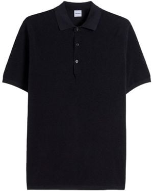 Aspesi Short-Sleeve Polo Shirt - Black