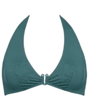 Eres Noctambule Triangle Bikini Top - Green